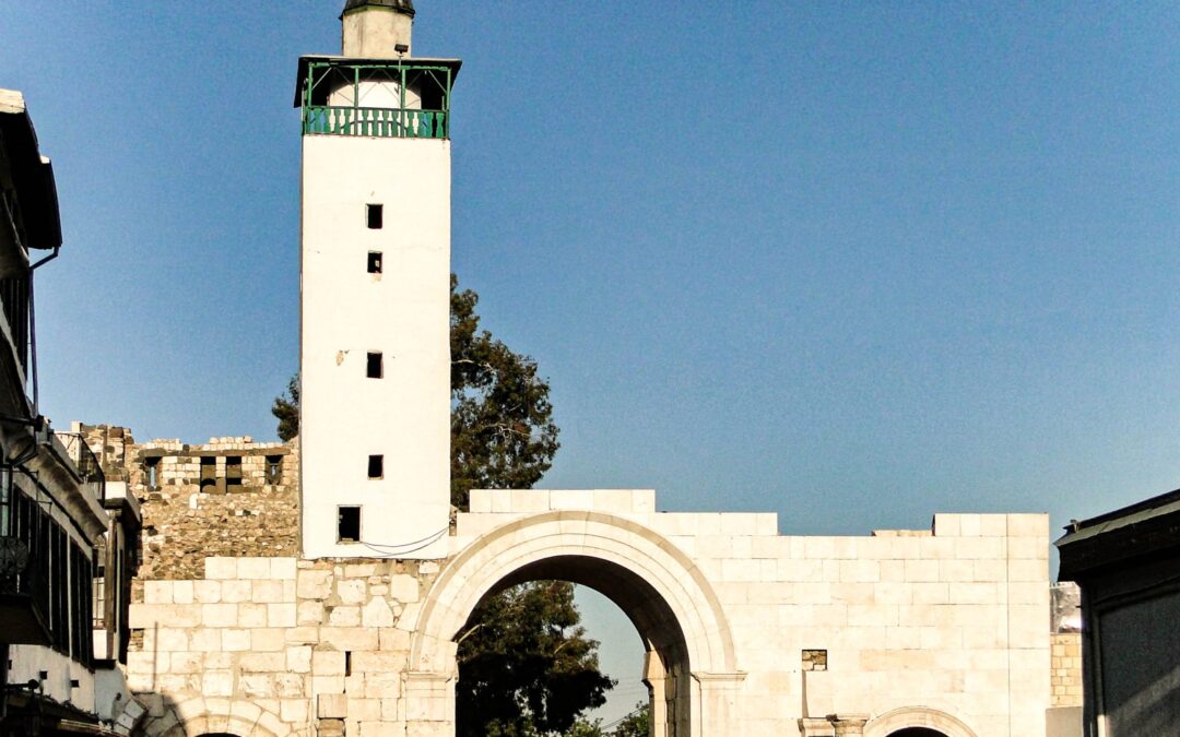 WHITE EASTERN MINARET (BAB SHARQI)