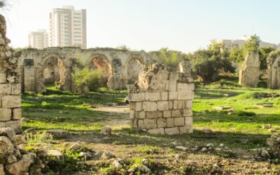 THE RUINS OF THE WHITE MUSJID OF RAMLAH